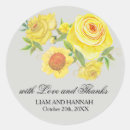 Search for yellow and grey wedding stickers Floral