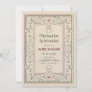 Search for vintage frame graduation invitations Classic