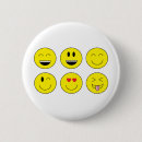 Search for happy face emoji badges pins Emojis