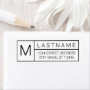 Search for mid century return address labels Modern