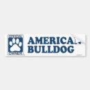 Search for american bulldog bumper stickers Breed