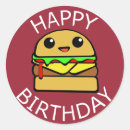 Search for cute burger stickers Kawaii