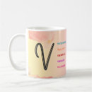 Search for alphabet v mugs Pink