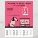 Search for pet sitter flyers Cute