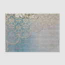 Search for teal blue tissue paper Vintage