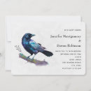 Search for ravens wedding invitations Crow