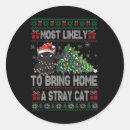 Search for cat home stickers Merry christmas
