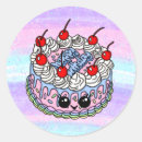 Search for whimsical birthday cake stickers Pink