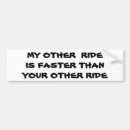 Search for my other ride is bumper stickers Car