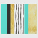 Search for teal and gold wrapping paper Girly