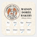 Search for food allergy stickers Allergent
