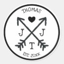 Search for rustic heart wedding stickers Black and white