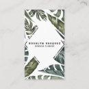 Search for banana leaf business cards Watercolor