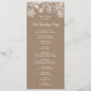 Search for winter wonderland wedding programmes Snowflakes
