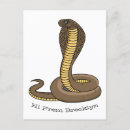 Search for cobra postcards Illustration