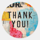 Search for abstract thank you stickers Modern