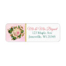 Search for coral return address labels Pink