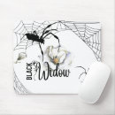 Search for black widow mousepads Scary