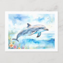 Search for jump postcards Watercolor