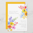 Search for bright floral wedding invitations Vibrant