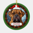Search for mastiff christmas tree decorations Dogs