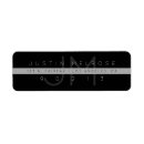 Search for black return address labels Modern typography