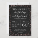 Search for adult joint party invitations Gold glitter