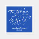 Search for royal blue wedding napkins Bride and groom