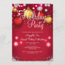 Search for red baubles invitations Snowflakes