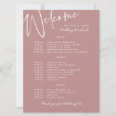 Search for welcome card weddings Itinerary