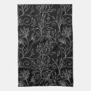 Search for vintage botanical tea towels Black