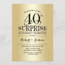 Search for 40th anniversary invitations Classy