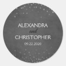 Search for silver and black wedding stickers Bride and groom