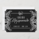 Search for masquerade ticket invitations Elegant