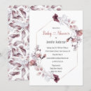 Search for mauve baby shower invitations Elegant