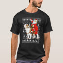 Search for funny english bulldog tshirts Santa