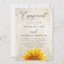 Search for sunflower engagement party invitations Country