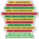 Search for african american art stickers Civil rights