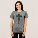 Search for gothic cross tshirts Red