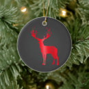 Search for retro deer christmas tree decorations Vintage