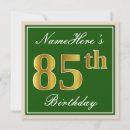 Search for elegant 85th birthday invitations 85 years old