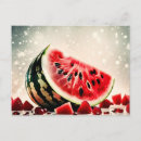 Search for tropical fruit postcards Watermelon