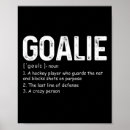 Search for hockey goalie posters Soccer