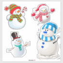 Search for winter mittens stickers Snowman