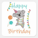 Search for unique square stickers Party