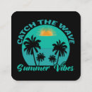 Search for waves business cards Surfer