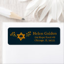 Search for star of david return address labels Bar mitzvah