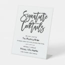 Search for bride and groom signature drinks Black and white