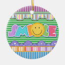 Search for smiling christmas tree decorations Face