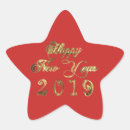Search for gold new years stickers Classy